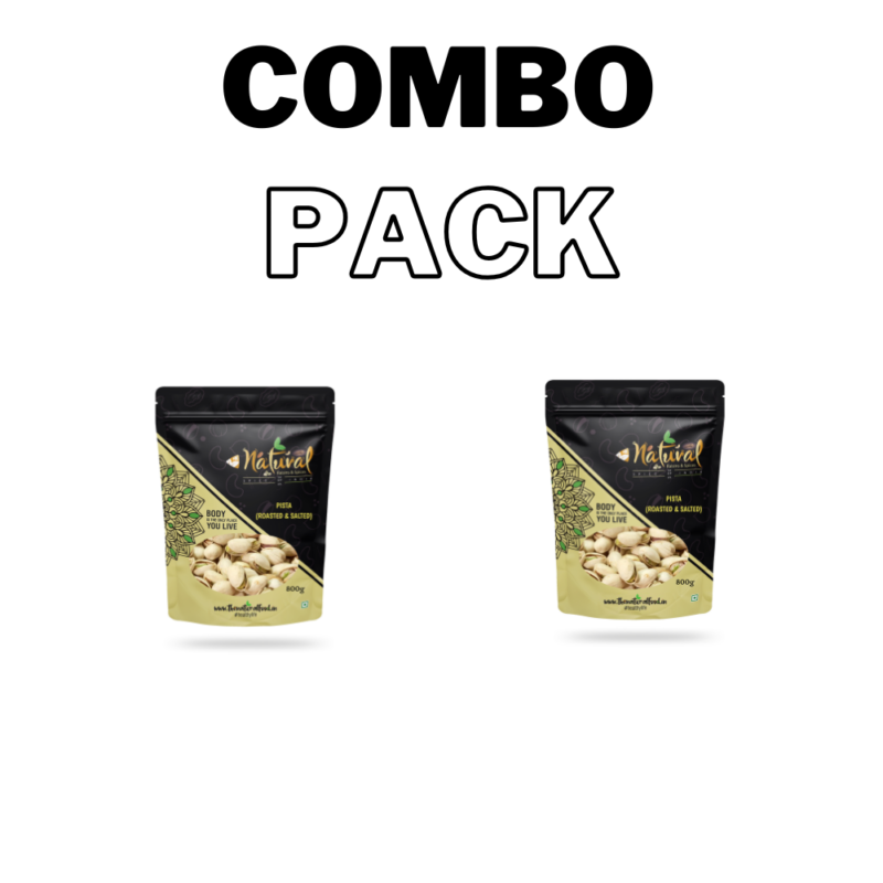 Pista Roasted & Salted (250 gm X 2 Combo Pack)