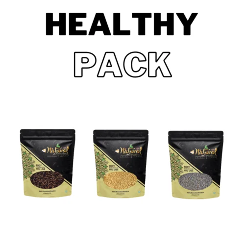 Black Rice, Barnyard Millet & Rye - Health Pack (1 Kg each)