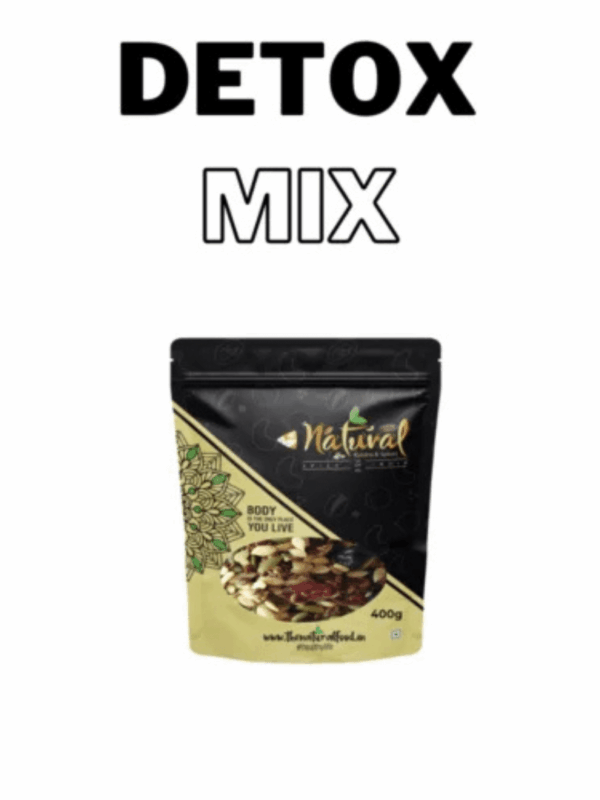 Detox Mix (250 gms Detoxify with mix of Cranberries, Blueberries, Black Raisins, Seeds of Cucumber, Watermelon, Pumpkin & Flax Seeds)