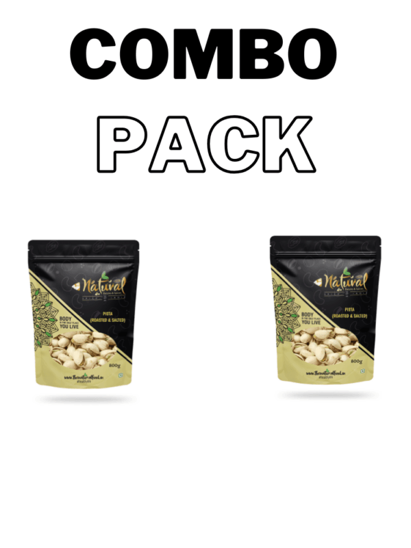 Pista Roasted & Salted (250 gm X 2 Combo Pack)