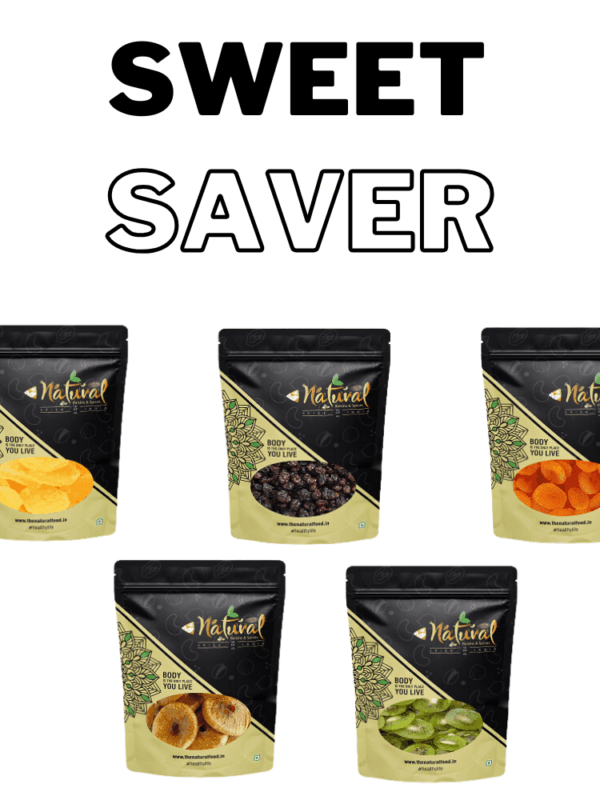 Dried Pineapple, Cranberries, Apricots, Figs & Kiwi - Sweet Saver (200 gms each)
