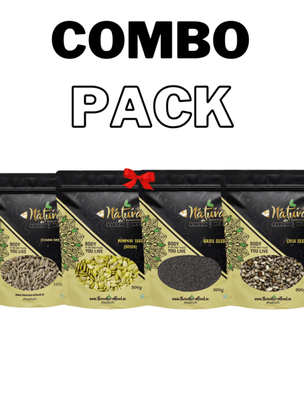 Chia, Basil, Cucumber & Pumpkin seeds – Seeds of Life (250 gms each)