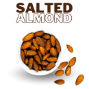 Salted Almonds (250 gm X 2 Combo Pack)