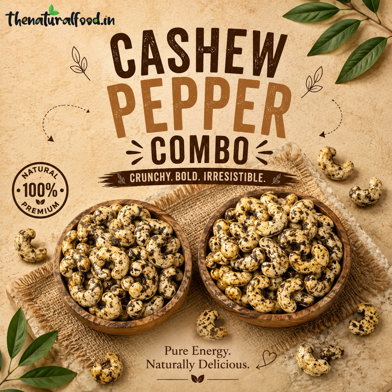 Cashew Pepper (250 gm X 2 Combo Pack)