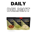 Premium Almonds, Green Raisins & Cashew W320 – Daily Delight (250 gms each)