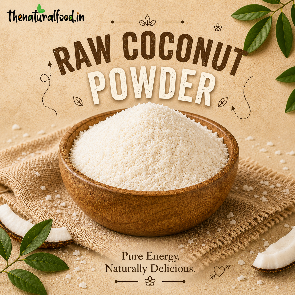 Raw Coconut Powder