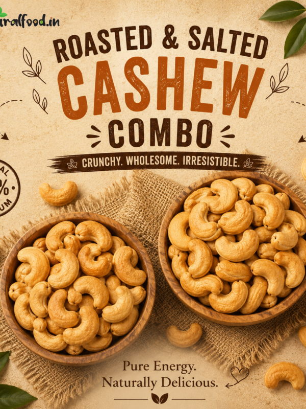 Cashew (Roasted & Salted) (250 gm X 2 Combo Pack)