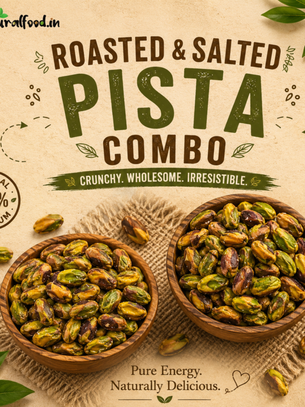 Pista Roasted & Salted (250 gm X 2 Combo Pack)